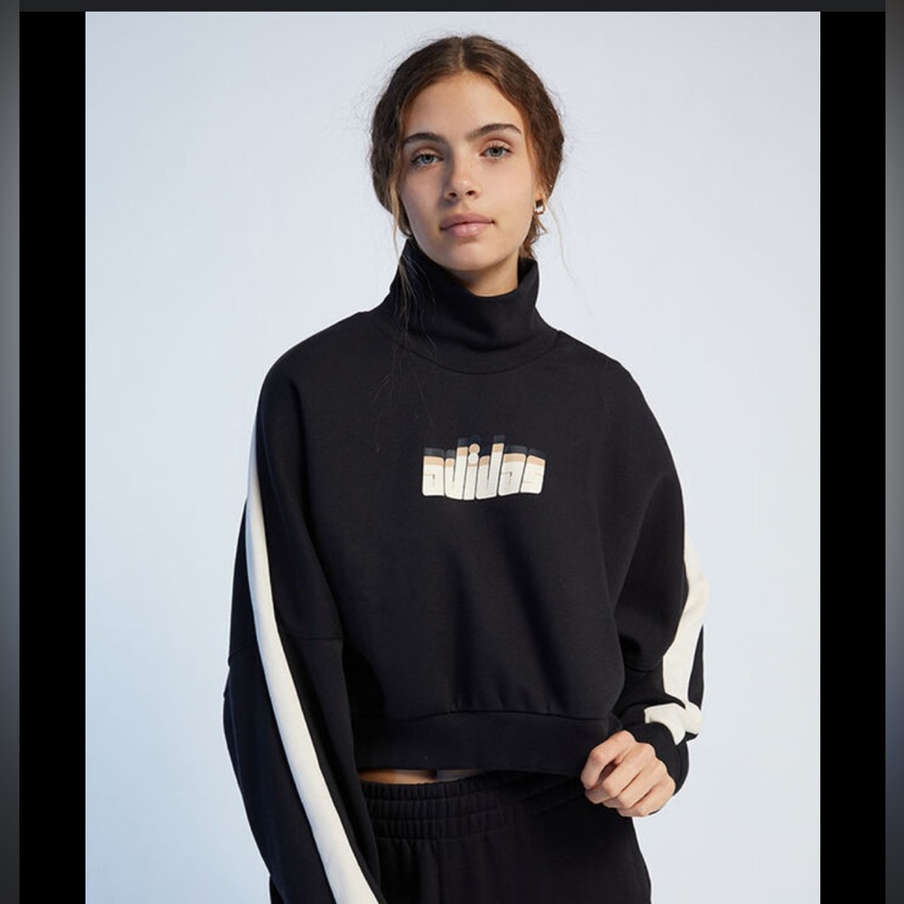 Adidas Black Ribbed Jacket